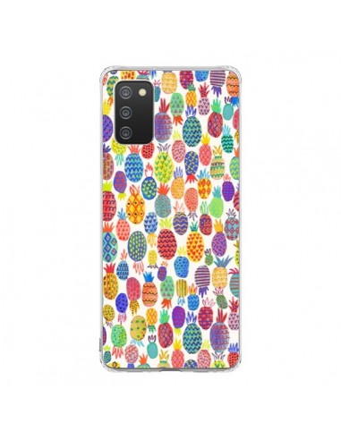 Coque Samsung A02S Cute Pineapples - Ninola Design