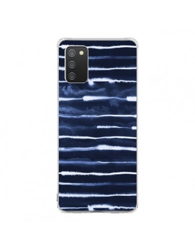 Coque Samsung A02S Electric Lines Navy - Ninola Design