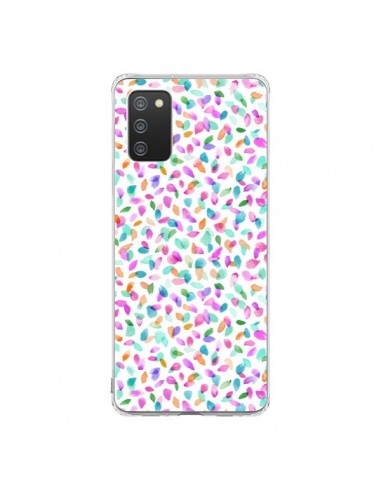 Coque Samsung A02S Flower Petals Pink - Ninola Design