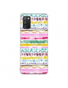 Coque Samsung A02S Garlands Tribal - Ninola Design