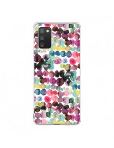 Coque Samsung A02S Gradient Tropical Color Lines - Ninola...