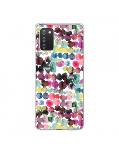 Coque Samsung A02S Gradient Tropical Color Lines - Ninola Design