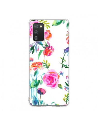 Coque Samsung A02S Raining Clouds Blue - Ninola Design