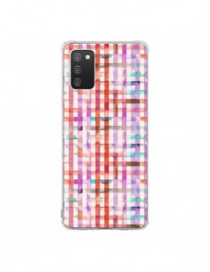 Coque Samsung A02S Tropical Parrots Palms - Ninola Design