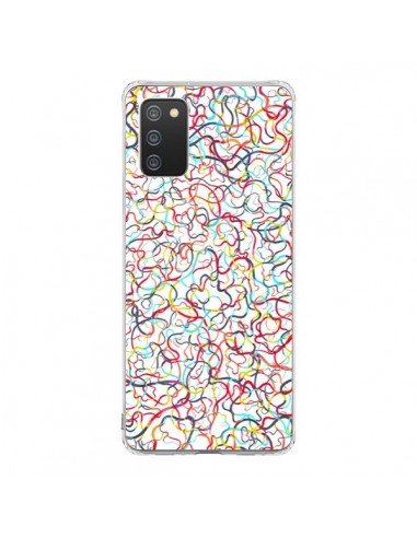 Coque Samsung A02S Water Drawings White - Ninola Design