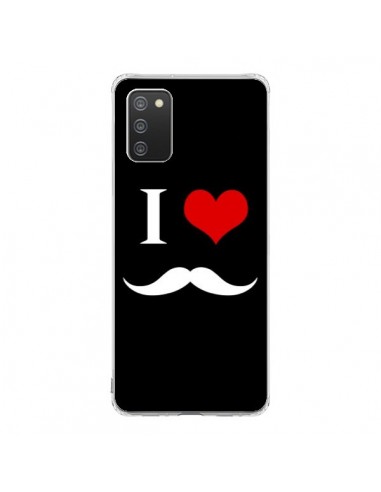 Coque Samsung A02S I Love Moustache - Nico