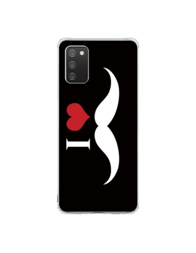 Coque Samsung A02S I Love Moustache - Nico