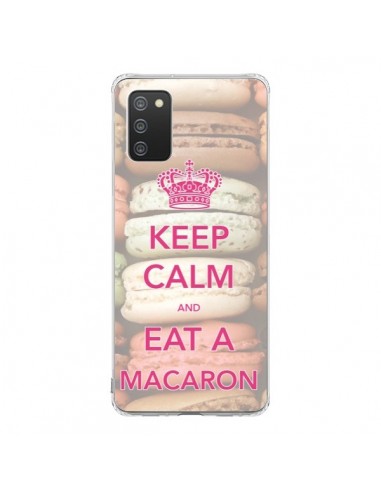 Coque Samsung A02S Keep Calm and Eat A Macaron - Nico