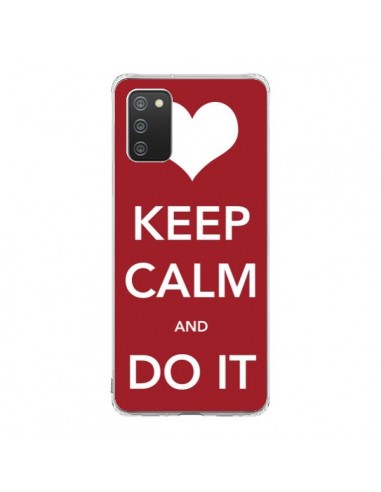 Coque Samsung A02S Keep Calm and Do It - Nico