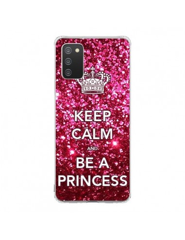 Coque Samsung A02S Keep Calm and Be A Princess - Nico