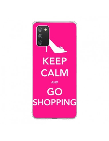 Coque Samsung A02S Keep Calm and Go Shopping - Nico