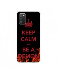 Coque Samsung A02S Keep Calm and Be A Demon - Nico