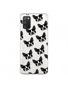 Coque Samsung A02S Chiens Boston Terrier Transparente -...