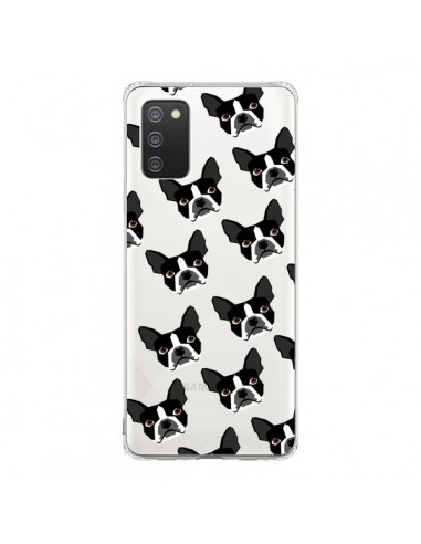 Coque Samsung A02S Chiens Boston Terrier Transparente - Pet Friendly