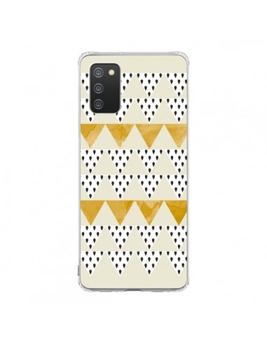 Coque Samsung A02S Triangles Or Garland Gold - Pura Vida