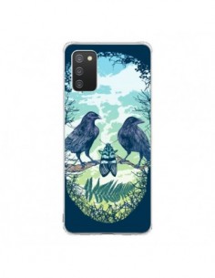 Coque Samsung A02S Tête de Mort Nature - Rachel Caldwell