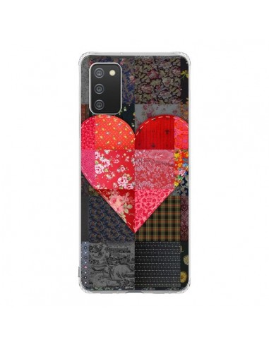 Coque Samsung A02S Coeur Heart Patch - Rachel Caldwell