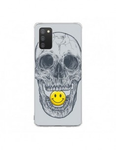 Coque Samsung A02S Smiley Face Tête de Mort - Rachel...