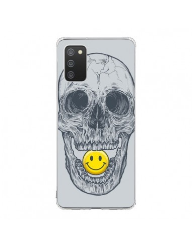 Coque Samsung A02S Smiley Face Tête de Mort - Rachel Caldwell