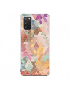 Coque Samsung A02S Azteque Pattern Triangles - Rachel...