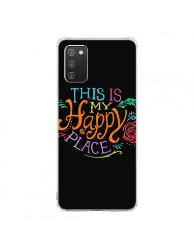 Coque Samsung A02S This is my Happy Place - Rachel Caldwell