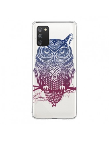 Coque Samsung A02S Hibou Chouette Owl Transparente - Rachel Caldwell
