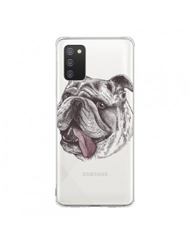 Coque Samsung A02S Chien Bulldog Dog Transparente - Rachel Caldwell