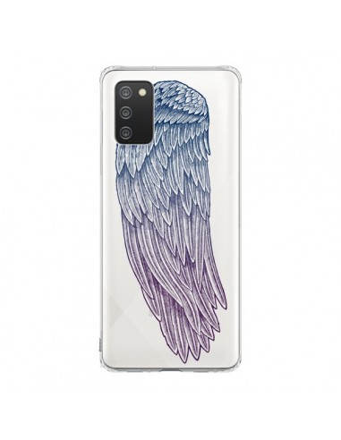 Coque Samsung A02S Ailes d'Ange Angel Wings Transparente - Rachel Caldwell