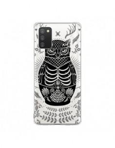 Coque Samsung A02S Owl Chouette Hibou Squelette...