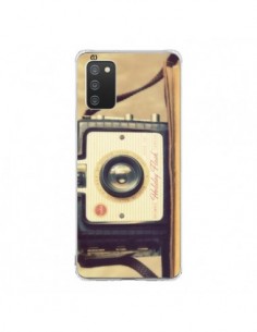 Coque Samsung A02S Appareil Photos Vintage Smile - R Delean