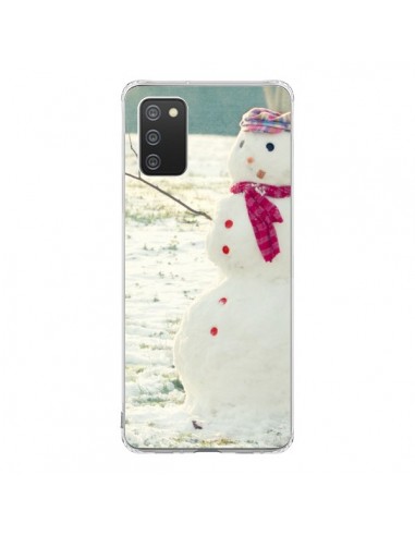 Coque Samsung A02S Bonhomme de Neige - R Delean