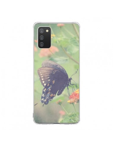 Coque Samsung A02S Papillon Butterfly - R Delean