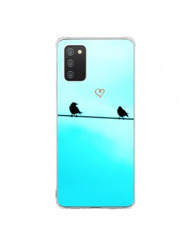 Coque Samsung A02S Oiseaux Birds Amour Love - R Delean