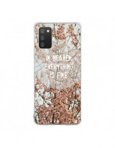 Coque Samsung A02S In heaven everything is fine paradis...
