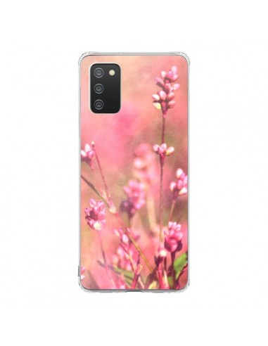 Coque Samsung A02S Fleurs Bourgeons Roses - R Delean