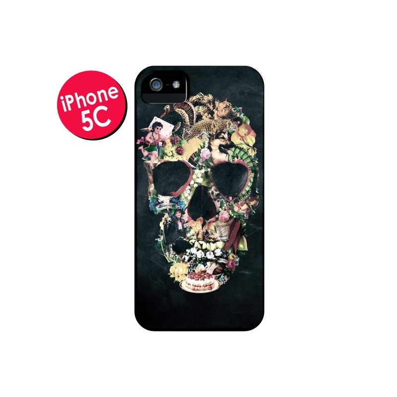 Coque Skull Vintage Tête de Mort pour iPhone 5C - Ali Gulec