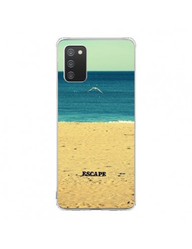 Coque Samsung A02S Escape Mer Plage Ocean Sable Paysage - R Delean