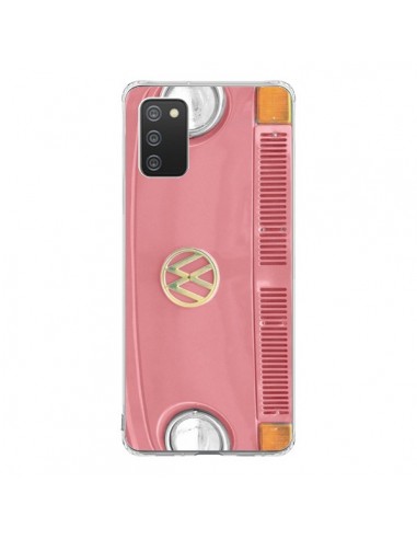 Coque Samsung A02S Groovy Van Hippie VW Rose - R Delean