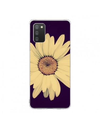 Coque Samsung A02S Marguerite Fleur Flower - R Delean