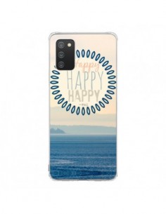 Coque Samsung A02S Happy Day Mer Ocean Sable Plage...