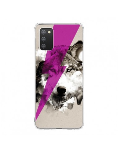 Coque Samsung A02S Wolf Rocks - Robert Farkas