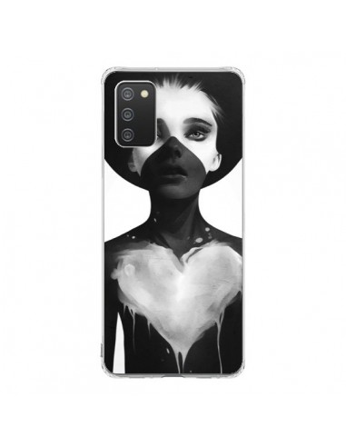 Coque Samsung A02S Fille Coeur Hold On - Ruben Ireland