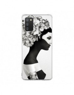 Coque Samsung A02S Marianna Fille Fleurs - Ruben Ireland...