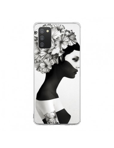 Coque Samsung A02S Marianna Fille Fleurs - Ruben Ireland et Jenny Liz Rome