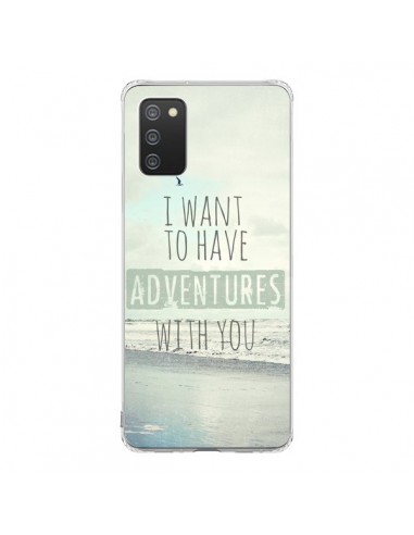 Coque Samsung A02S I want to have adventures with you - Sylvia Cook