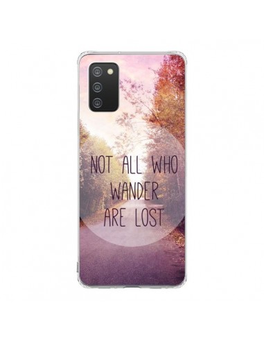 Coque Samsung A02S Not all who wander are lost - Sylvia Cook