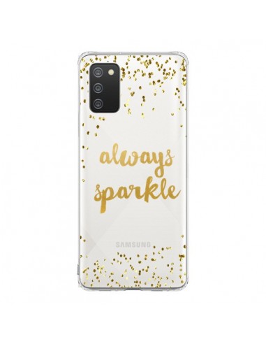 Coque Samsung A02S Always Sparkle, Brille Toujours Transparente - Sylvia Cook