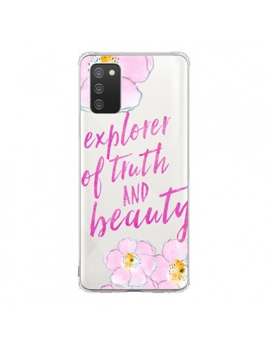 Coque Samsung A02S Explorer of Truth and Beauty Transparente - Sylvia Cook