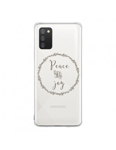 Coque Samsung A02S Peace and Joy, Paix et Joie Transparente - Sylvia Cook
