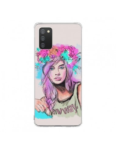 Coque Samsung A02S Femme Mannequin Barbara Palvin - Sara Eshak